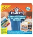 Elmer’s Slime Starter Pack, 2 klarer Kleber, 4 Glitzer-Klebestifte und 2 Flaschen mit magischer Flüssigkeit,  8-teiliges Kit