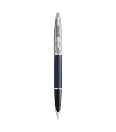 WATERMAN Carène L'Essence du bleu Stylo plume, Bleu, plume moyenne 18K, encre bleue, Coffret cadeau