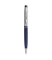 WATERMAN Spécial Edition Expert Deluxe Ballpoint pen, Blue, Palladium trims, blue refill medium point  - Gift Boxed
