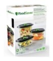 FoodSaver Preserve & Marinate Vacuum 3 pack containers 700ml, 1.18L and 1.8L
