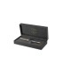 PARKER Sonnet Stylo bille, argent ciselé, Recharge noire pointe moyenne, Coffret cadeau