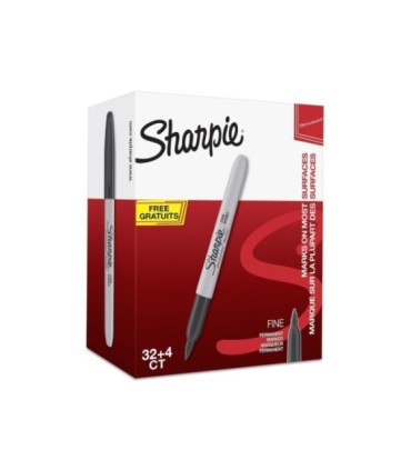 SHARPIE 36 Permanentmarker - Schwarz - Feine spitze