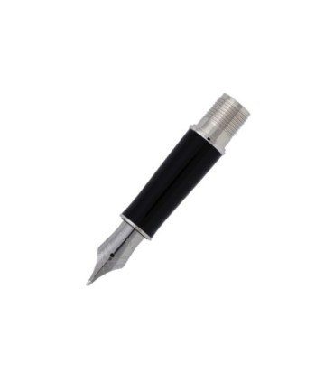 PARKER Sonnet Bloc plume : Section Noire - Finition chromée - Plume Moyenne en acier inoxydable