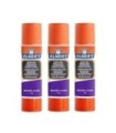 Elmer's Disappearing Purple Glue Sticks, Dries Clear, Great for Schools & Crafting, Washable & Child-Friendly, 6g x 3 Count
