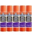 Elmer's Disappearing Purple Glue Sticks, Dries Clear, Great for Schools & Crafting, Washable & Child-Friendly, 40g x 5 Count