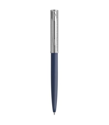 Stylo bille Waterman Allure Deluxe Bleu, recharge bleue pointe moyenne, coffret cadeau