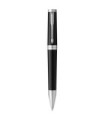 Stylo bille PARKER INGENUITY, Noir, Finition chromée, recharge encre noire pointe moyenne, coffret cadeau