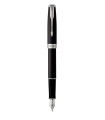 PARKER Sonnet stylo plume noir mat, attributs palladium, Plume fine – Coffret cadeau