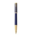 Stylo plume PARKER INGENUITY, Bleu, Finition dorée, Plume Fine, cartouche d'encre noire, coffret cadeau