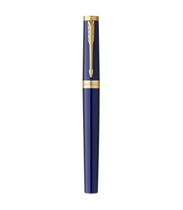 Stylo roller Parker Ingenuity | Core Collection | Bleu Finition or | Encre noire | Coffret cadeau