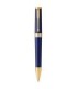 Stylo bille PARKER INGENUITY, Bleu, Finition dorée, recharge encre noire pointe moyenne, coffret cadeau