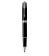 PARKER Sonnet Stylo roller noir mat, Recharge noire pointe fine, Coffret cadeau