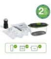 FoodSaver Cordless Handheld Food Vacuum Sealer, Black, conservation and marinade box, 10 conservation bags