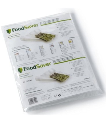 FoodSaver 32 sacs de 3,78 l compatibles avec tout appareil d’emballage sous vide Foodsaver, sans BPA