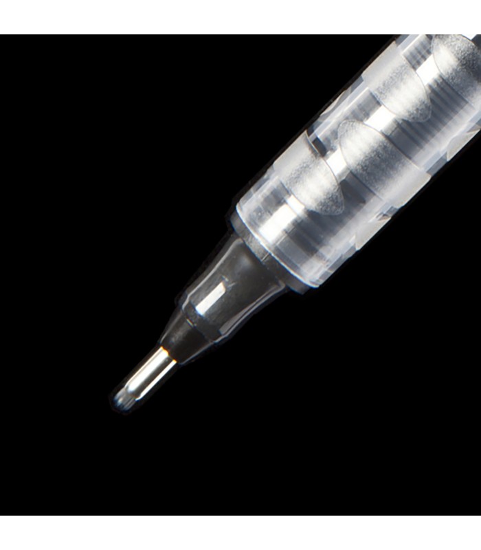 rOtring Tikky Graphic Fibre Tip Pen | 0.30 mm | Black Ink | Burgundy Barrels | Box of 12