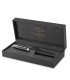 Parker Ingenuity Fountain Pen | Core Collection | Black with Chrome Trim | Medium Nib | Black Ink | Gift Box