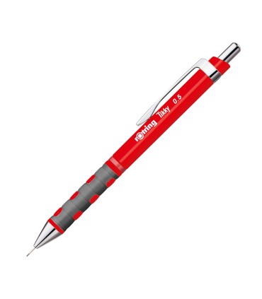 rOtring Tikky Colour-Coded Mechanical Pencils | 0.5 mm | Red Barrel | Box of 12