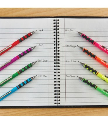 rOtring Tikky Colour-Coded Mechanical Pencils | 0.5 mm | Red Barrel | Box of 12