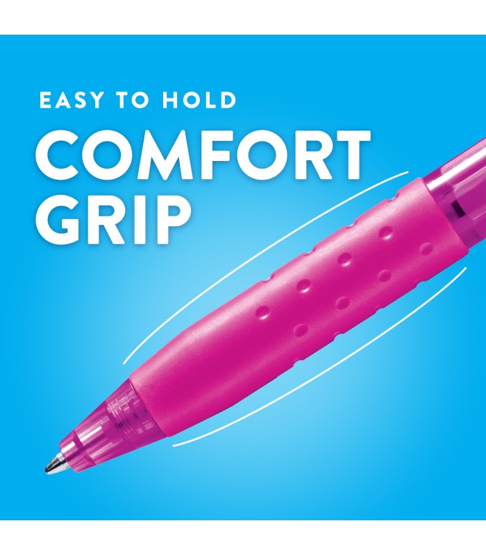 Paper Mate InkJoy 300RT Retractable Ballpoint Pens | Medium Point (1.0 mm) | Black | 12 Count