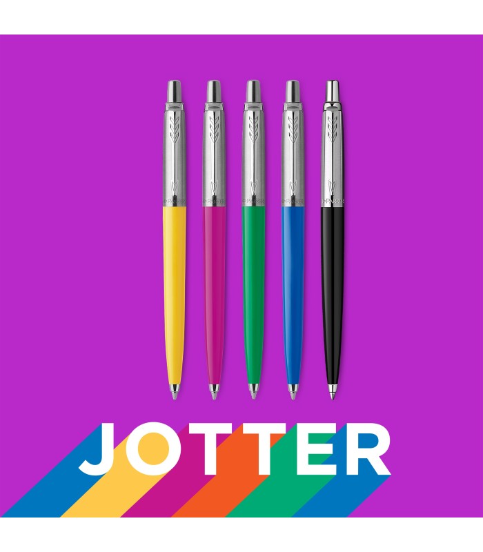 Parker Jotter Originals Gel Pen | Classic Black Finish | Medium Point (0.7 mm) | Blue Ink