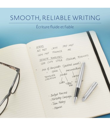 Waterman Rollerball Pen Refill | Fine Point | Black Ink | 1 Count