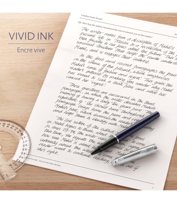 Waterman Rollerball Pen Refill | Fine Point | Black Ink | 1 Count