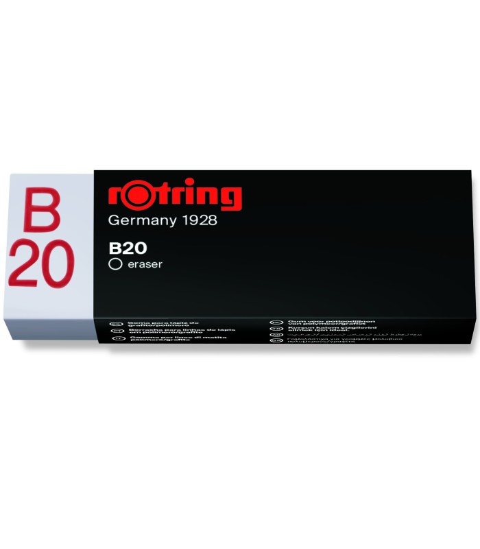rOtring Rapid B20 Erasers | 20 Count