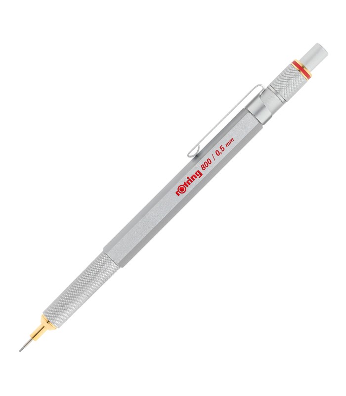 rOtring 800 Mechanical Pencil | 0.5 mm | Silver Metal Barrel