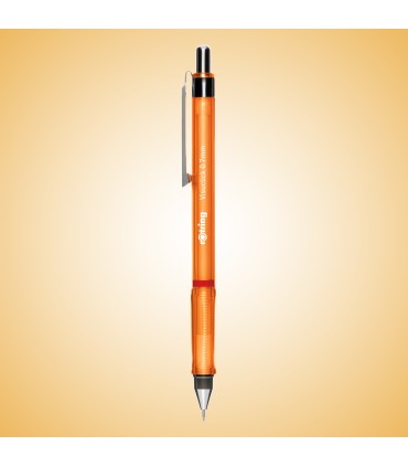 rOtring Visuclick Mechanical Pencil | 0.7 mm | 2B Lead | Lively Orange Barrel | 12 Count