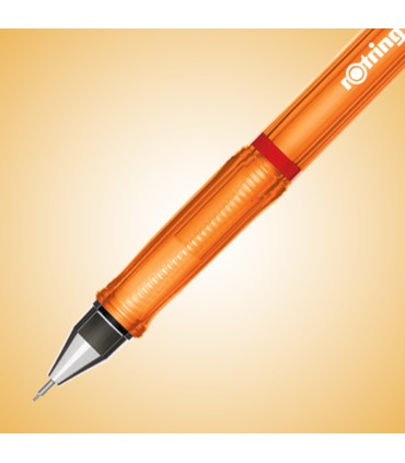 rOtring Visuclick Mechanical Pencil | 0.7 mm | 2B Lead | Lively Orange Barrel | 12 Count