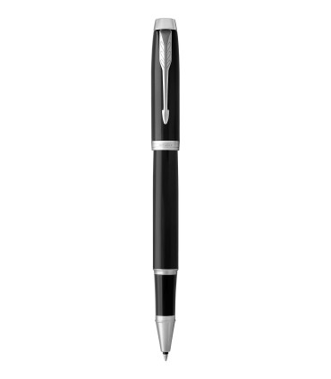 PARKER IM Rollerball, Black Lacquer, Chrome trims, fine Point