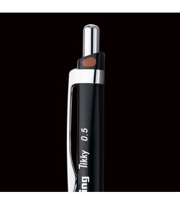 rOtring Tikky Colour-Coded Mechanical Pencils | 0.5 mm | Black Barrel | Box of 12