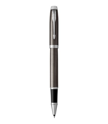 PARKER IM Rollerball, Dark Expresso, Chrome trims, fine Point, Black ink Refill - Giftbox