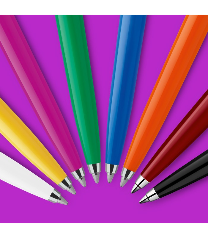 Parker Jotter Originals Ballpoint Pen | Classic Magenta Finish | Medium Point | Blue Ink | 1 Count