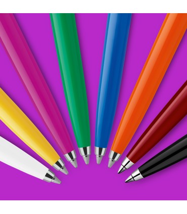 Parker Jotter Originals Ballpoint Pen | Classic Magenta Finish | Medium Point | Blue Ink | 1 Count