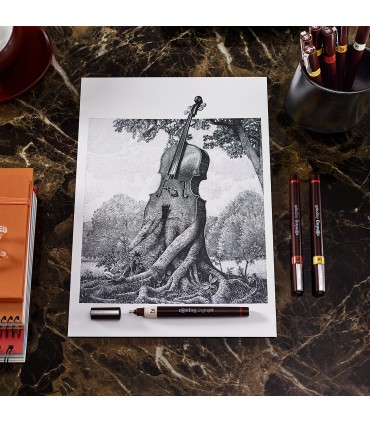 rOtring Isograph Technical Drawing Pen | 0.25 mm | Refillable Fineliner Pen