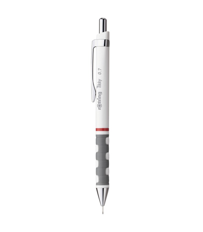 rOtring Tikky Mechanical Pencils | HB 0.7 mm Lead | White Barrel | Box of 12