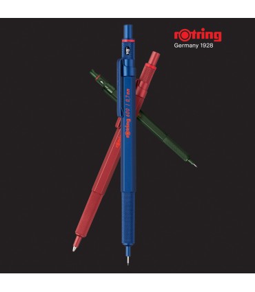 rOtring 600 Ballpoint Pen | Medium Point | Black Ink | Green Barrel | Refillable