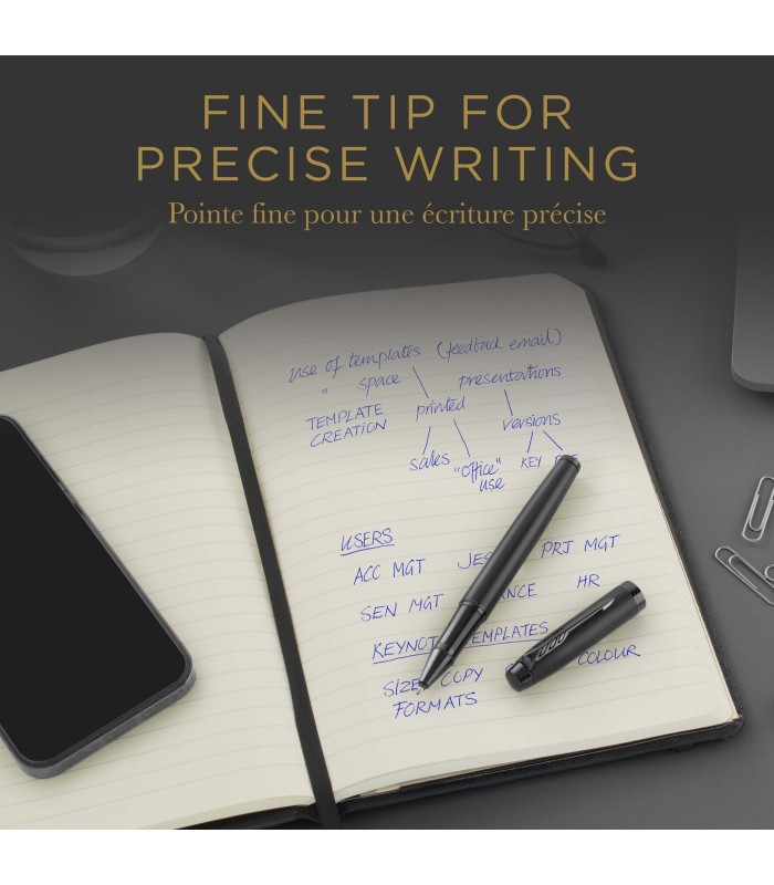 Parker Rollerball Pen Refill | Fine Point | Blue QUINK Ink | 1 Count