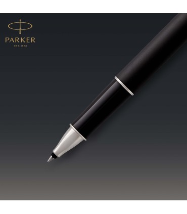 Parker Sonnet Rollerball Pen | Matte Black Lacquer with Palladium Trim | Fine Point Black Ink | Gift Box