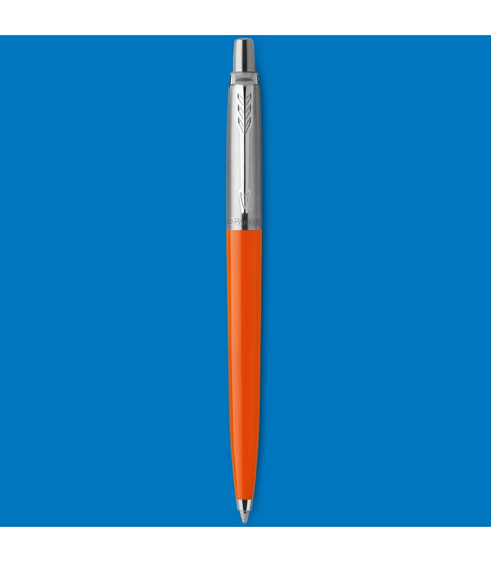 Parker Jotter Originals Ballpoint Pen | Classic Orange Finish | Medium Point | Blue Ink