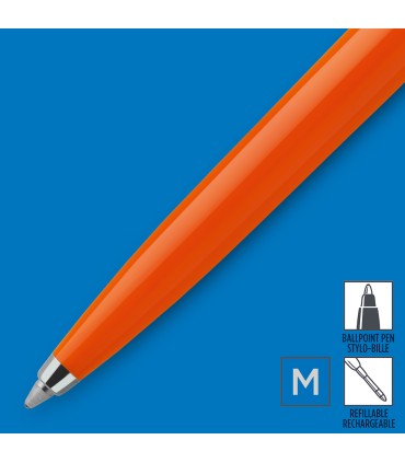 Parker Jotter Originals Ballpoint Pen | Classic Orange Finish | Medium Point | Blue Ink