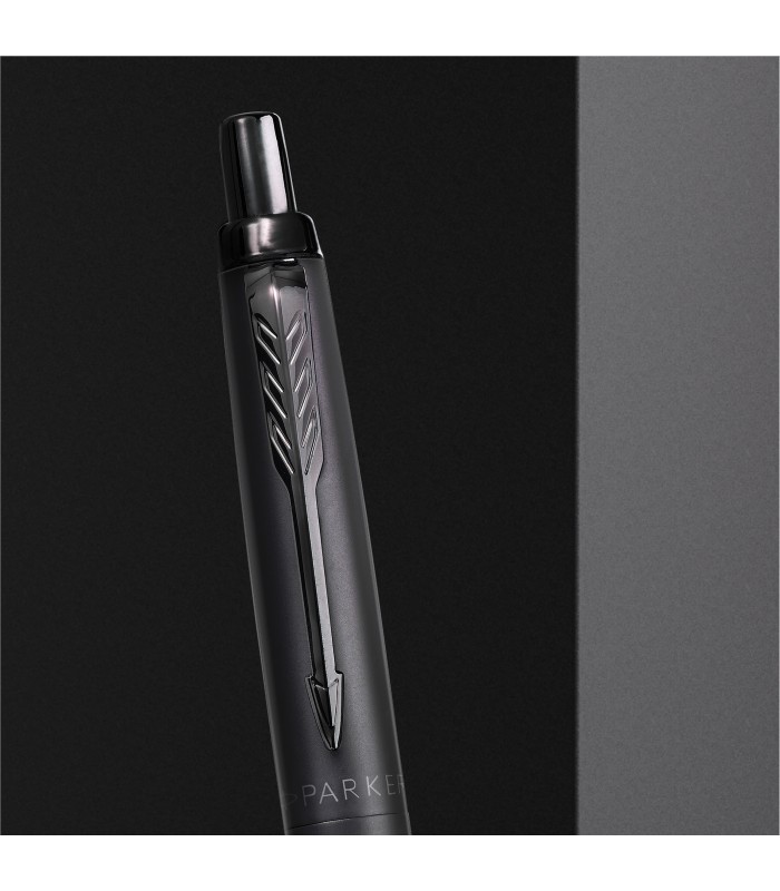 Parker Jotter XL Ballpoint Pen | Monochrome Matte Black | Medium Point | Blue Ink | Blister Pack
