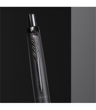 Parker Jotter XL Ballpoint Pen | Monochrome Matte Black | Medium Point | Blue Ink | Blister Pack