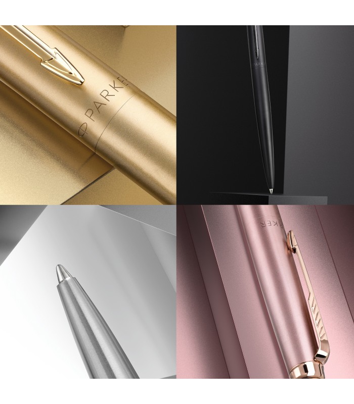 Parker Jotter XL Ballpoint Pen | Monochrome Matte Black | Medium Point | Blue Ink | Blister Pack