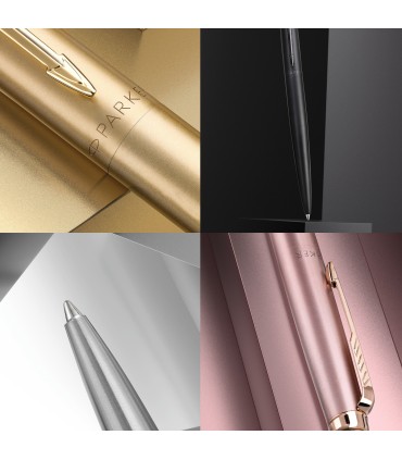 Parker Jotter XL Ballpoint Pen | Monochrome Matte Black | Medium Point | Blue Ink | Blister Pack