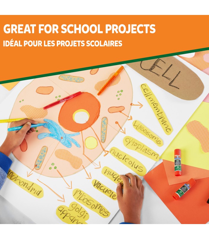 Elmer's Pure Glue Sticks | 93% Natural Ingredients | Great for Schools & Crafting | Washable & Child-Friendly | 20g | 1 Count