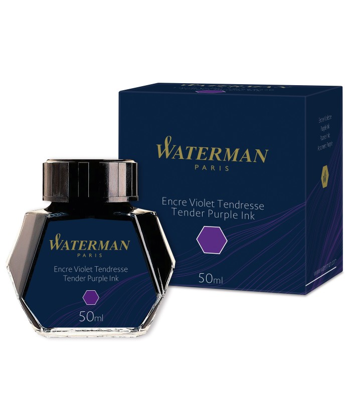 Waterman Fountain Pen Ink | Tender Purple | 50ml Bottle