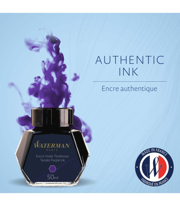 Waterman Fountain Pen Ink | Tender Purple | 50ml Bottle