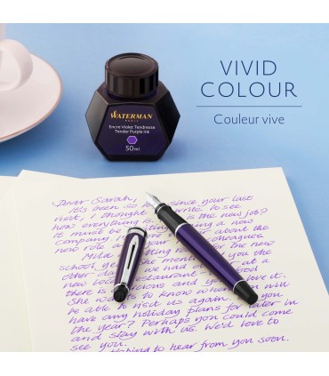Waterman Fountain Pen Ink | Tender Purple | 50ml Bottle